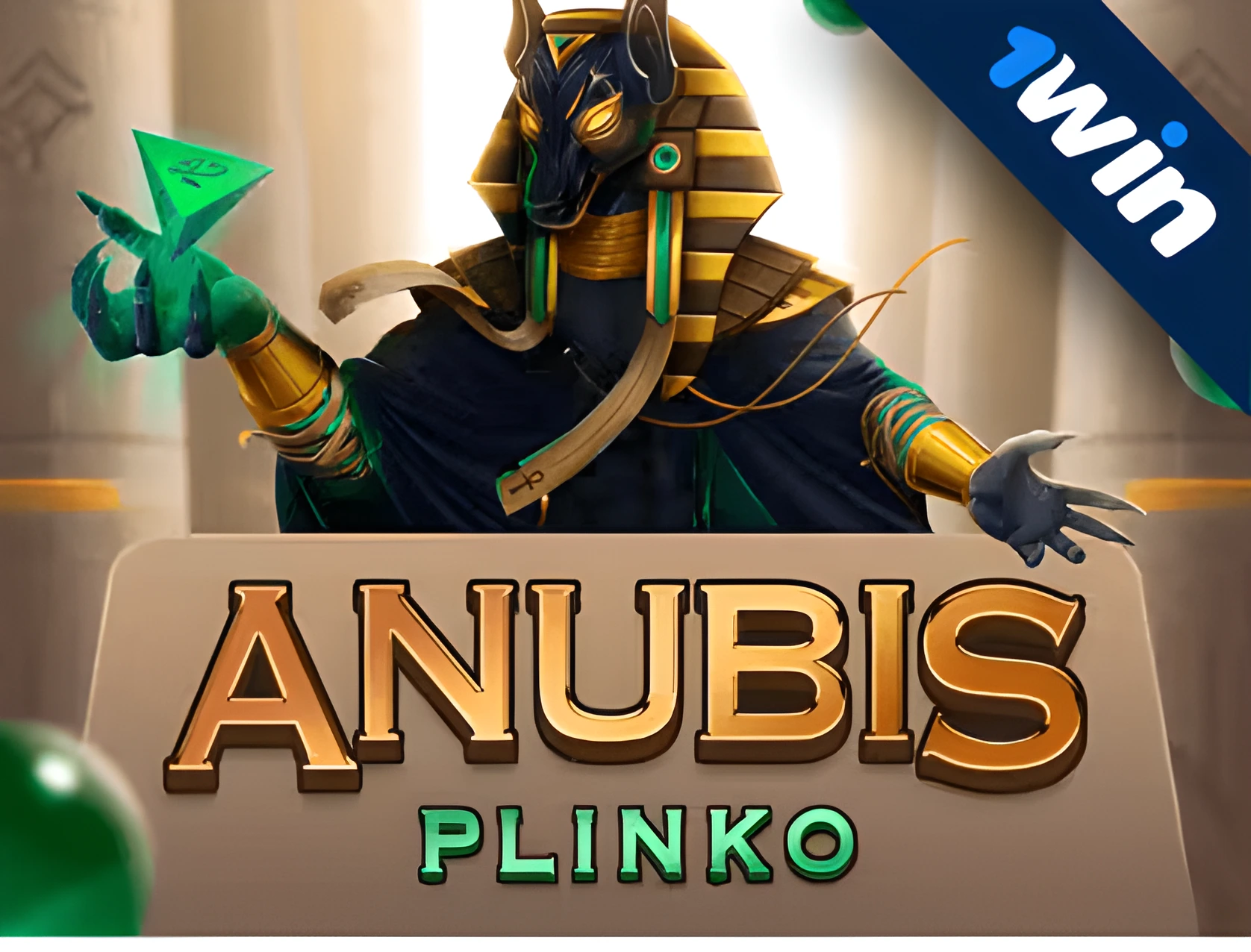 1win Anubis Plinko online game